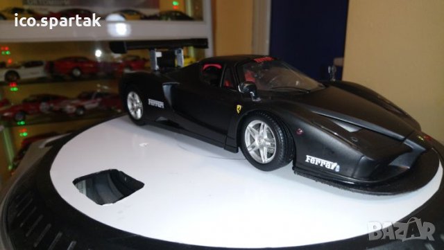 Метална количка 1:18 Ferrari Enzo Test Monza Hot wheels, снимка 10 - Колекции - 27278586