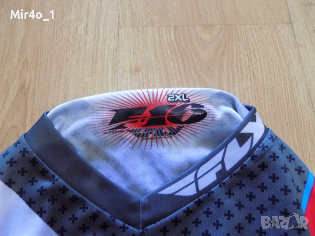 мото крос тениска fly racing mtb блуза вело джърси колоездене мъжко оригинал 2XL, снимка 5 - Спортни дрехи, екипи - 51610017