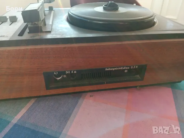 Грамофон Респром Ахат с вграден усилвател и говорител, снимка 7 - Грамофони - 48747094