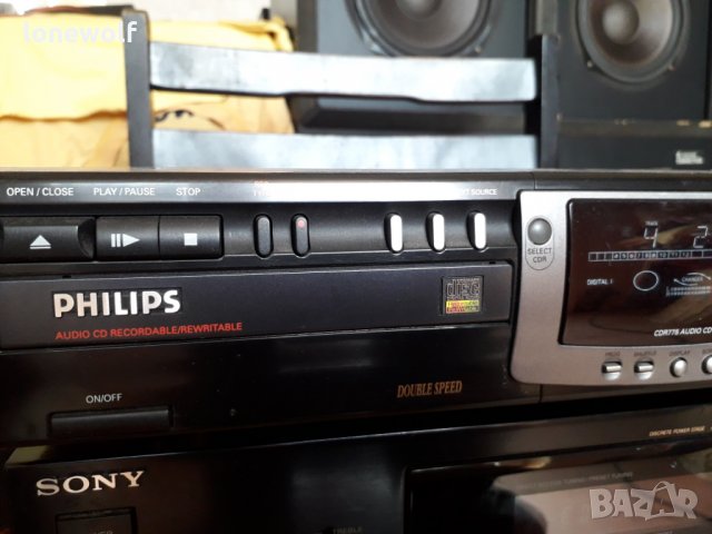 Аудио СД Рекордер philips cdr775 , снимка 3 - Аудиосистеми - 20628819