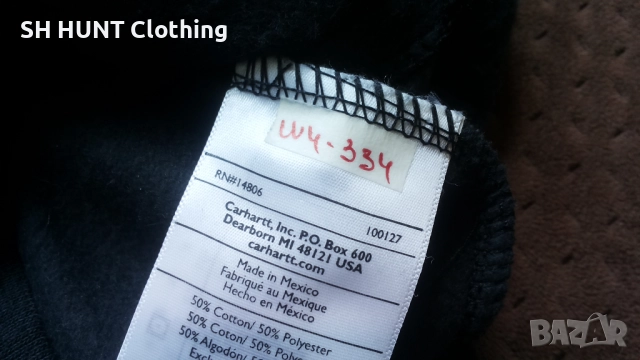 Carhartt Midweight Zip Front Sweatshirt K350 размер S Горница W4-334, снимка 15 - Суичъри - 51993825