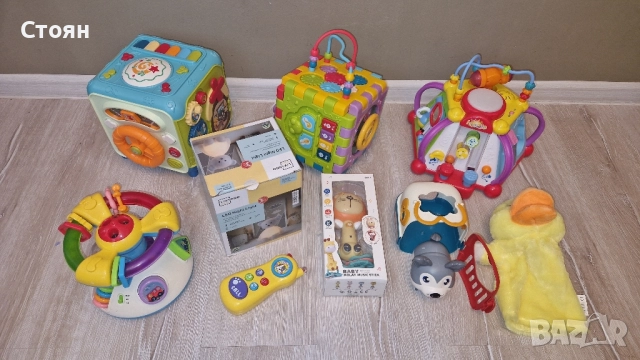 Детски бебешки интерактивни музикални образователни играчки 0+ 3+ 6+ 12+