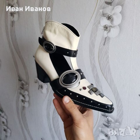 COACH Дизайнерски Изрязани ботуши Western Creeper номер 40-41, снимка 2 - Други - 40308608