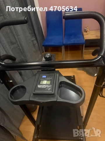 Сгъваема механична бягаща пътека TOTAL STRIDER-отлично състояние, снимка 4 - Фитнес уреди - 53060543