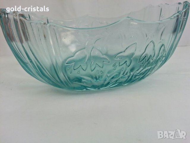 ретро стъклена купа фруктиера , снимка 3 - Антикварни и старинни предмети - 26752315