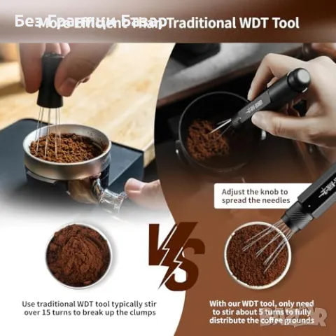 Нов Регулируем разпределител за еспресо – 8 игли, магнитно съхранение, снимка 4 - Други - 49429315