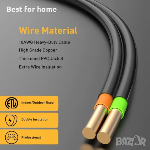  LED външни светлини 30+4 (резервни) TCL, снимка 5 - Външни лампи - 49773370