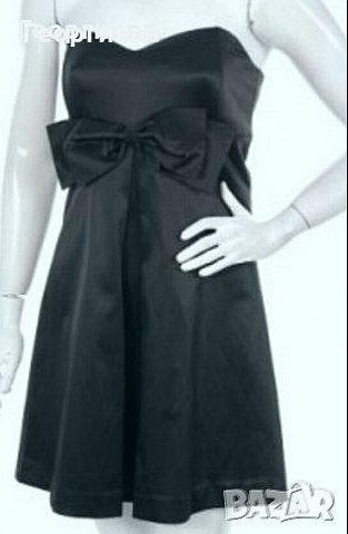 Нова, с етикет черна рокля от сатен ПРОМОЦИЯ👗🍀 М/L,L👗🍀арт.1041, снимка 1 - Рокли - 26785758