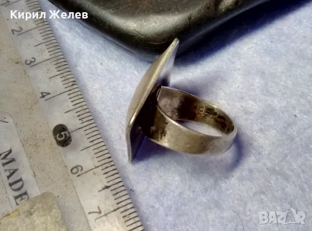 СТИЛЕН ВИНТИДЖ АРТ ДИЗАЙН СРЕБЪРЕН ПРЪСТЕН СРЕБРО 925 ДИЗАЙНЕРСКА РЪЧНА ИЗРАБОТКА 41084, снимка 15 - Пръстени - 50421517