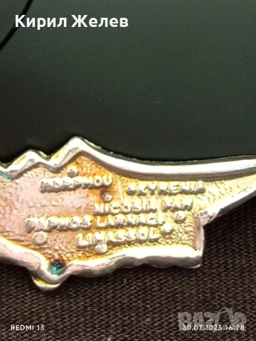 ПОСРЕБРЕНИ ВИЛИЧКИ за ДЕСЕРТ КИПЪР СТАРИ РЕДКИ ЗА КОЛЕКЦИЯ 35367, снимка 3 - Други ценни предмети - 51193799