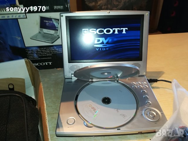 scott dvd portable-пълен комплект 1105211929, снимка 2 - Плейъри, домашно кино, прожектори - 32842114