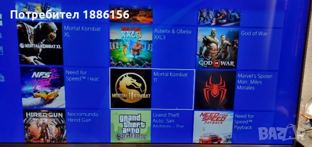 ps4 хакнат  1 тб перфектен, снимка 10 - PlayStation конзоли - 48446019