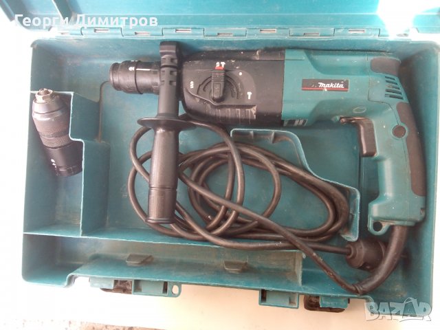 перфоратор MAKITA HR2450T - 780W - три функции, оригинал японски, 2006г., снимка 2 - Други инструменти - 37991776