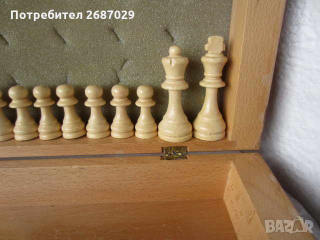 Голяма Луксозна дървена кутия за игра на шах с дърворезба, снимка 15 - Други ценни предмети - 28951035