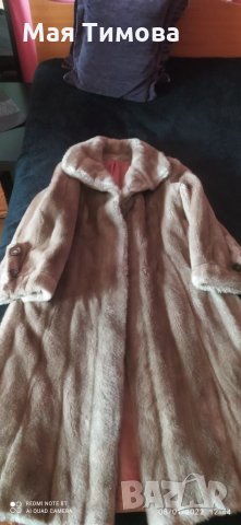 Дамско палто изкуствен косъм, снимка 1 - Палта, манта - 35368578