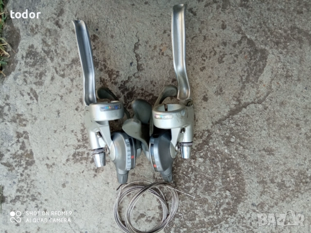 комплект японски скорости и декланшори, снимка 5 - Части за велосипеди - 51903988