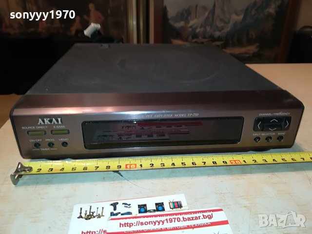 AKAI TP-750 TUNER/PREAMPLIFIER-ВНОС GERMANY 3110221008, снимка 2 - Ресийвъри, усилватели, смесителни пултове - 38507368