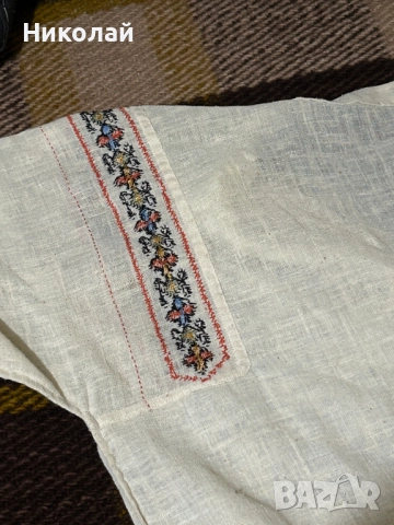 Стара Бродирана Кенарена Дамска Риза за Народна Носия, снимка 10 - Антикварни и старинни предмети - 52310736
