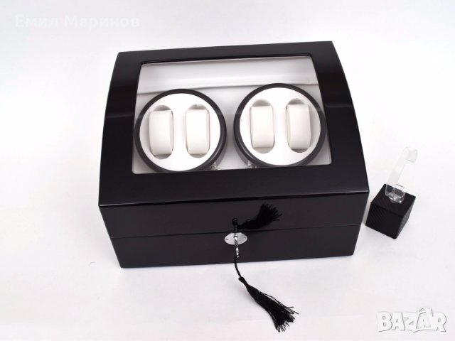 Кутия за навиване на часовници навиваща витрина watch winder, снимка 2 - Мъжки - 26938722