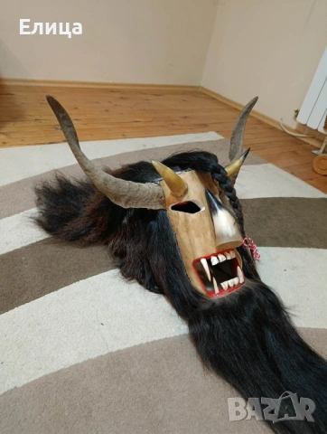 Кукерски маски конски опашки на бич черепи, снимка 7 - Антикварни и старинни предмети - 53122095
