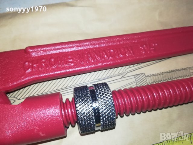 НОВ 1 1/2-РАЗДВИЖЕН-тръбен ключ 42см 2112231311, снимка 6 - Ключове - 43500840