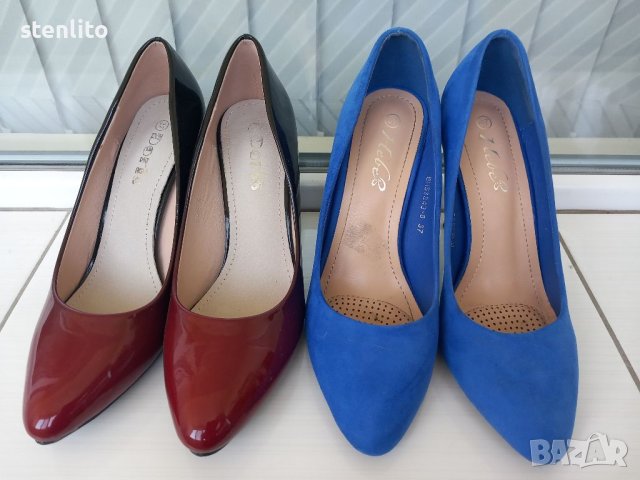 Омбре дамски обувки 37 номер , снимка 6 - Дамски елегантни обувки - 40618658