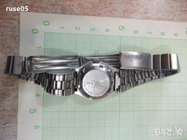 Часовник "SEIKO 5" автомат с верижка дамски работещ - 1, снимка 5 - Дамски - 28363647