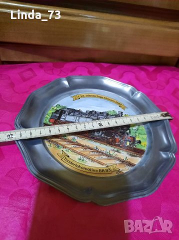 Корекционерска чиния за окачване на стена-ф.-19,5см. Внос от Германия. , снимка 2 - Чинии - 35604997
