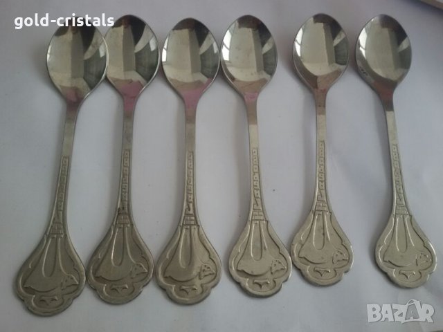 Български лъжички Петко Денев  Габрово, снимка 2 - Антикварни и старинни предмети - 26409187