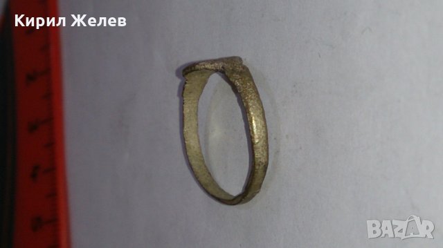 Старинен пръстен над стогодишен сачан - 59991, снимка 3 - Пръстени - 28997038