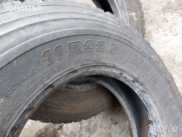 Само 1бр.Камионска задна MICHELIN 285/85/22.5 DOT 2817, снимка 4 - Гуми и джанти - 40353488