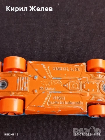 Спортен модел метална количка MATTEL Made in Indonesia рядка за КОЛЕКЦИЯ 26917, снимка 6 - Колекции - 51195921