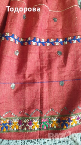 Автентична престилка от Хърцойска носия, снимка 4 - Антикварни и старинни предмети - 53400613