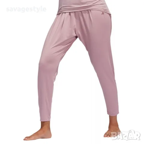 Дамски спортно долнище ADIDAS Performance Yoga Pants Purple, снимка 4 - Спортни екипи - 47555704