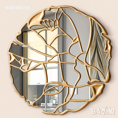 Дизайнерско луксозно огледало, снимка 2 - Огледала - 51730109