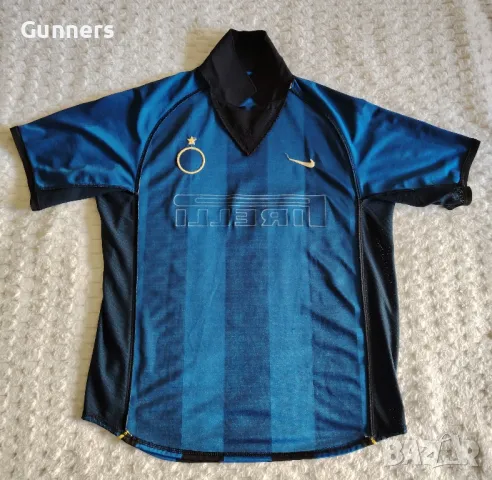 Inter Milan 01/02 Home Shirt, L , снимка 15 - Спортни дрехи, екипи - 48396531