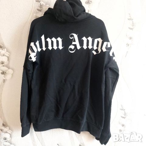 Palm Angels Oth Logo Hoodie суичър размер Л , снимка 3 - Суичъри - 52147273