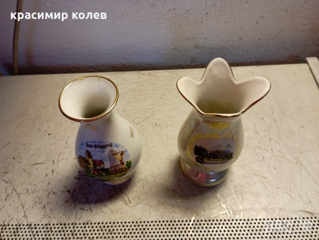 2 броя вази от баварски порцелан, снимка 5 - Вази - 35152358
