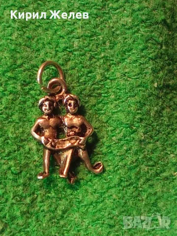 ЗОДИЯ БЛИЗНАЦИ АСТРОЛОГИЧЕН СРЕБЪРЕН МЕДАЛЬОН ЛАКИРАНО СРЕБРО ВИСОКА ПРОБА ХУДОЖЕСТВЕНА РАБОТА 31473, снимка 12 - Колиета, медальони, синджири - 49704769