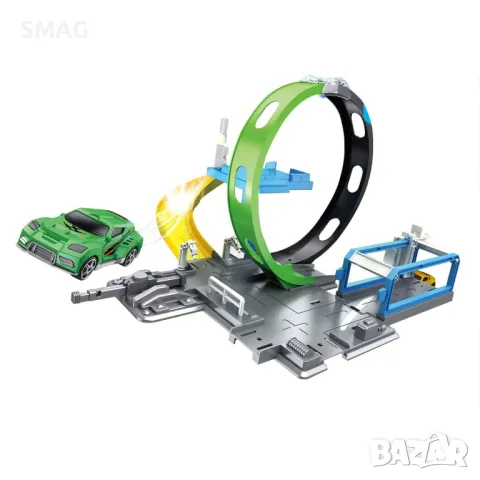 Писта и кола, въртяща се на 360 градуса S_1227281