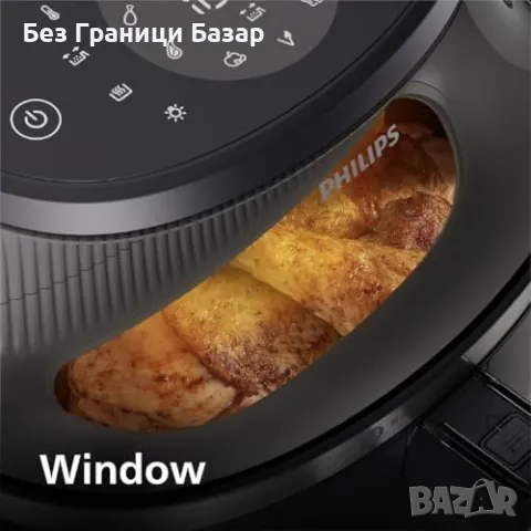 Нов Фритюрник без мазнина Philips 7.2L, 16 режима, лесно почистване, снимка 3 - Фритюрници - 49392394