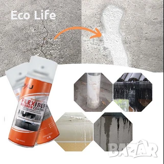 Спрей за спиране на течове Flexible Rubber Coating, снимка 7 - Други - 50678028