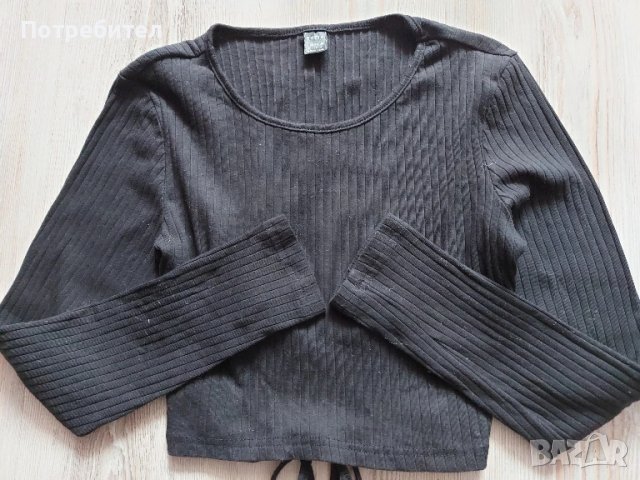 Нова памучна блуза с дълъг ръкав М, снимка 1