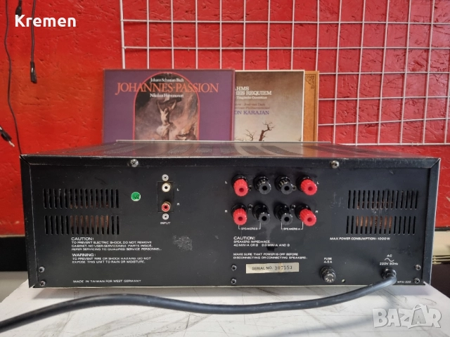 усилвател WENGIN WFA-220, снимка 7 - Ресийвъри, усилватели, смесителни пултове - 52353995