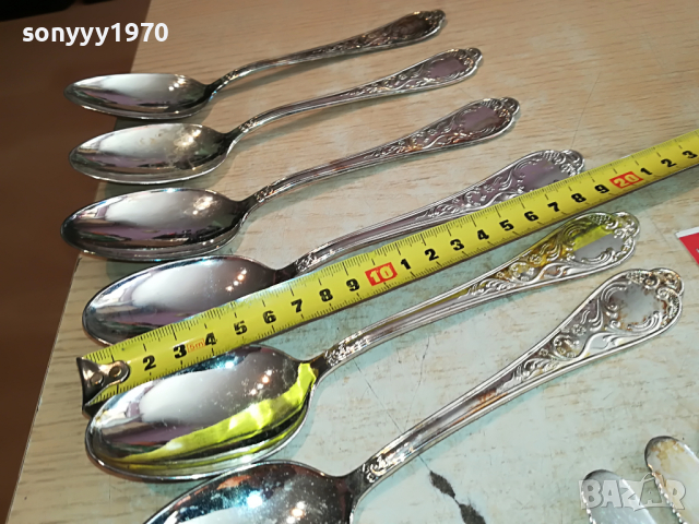 вилици/ножове/лъжици х 6-внос швеция 2504221223, снимка 8 - Антикварни и старинни предмети - 36556038
