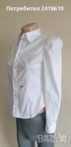 DSQUARED2 Italy , Cotton Womens Size 38 -  S НОВО ! ОРИГИНАЛ! Дамска Риза!, снимка 12 - Ризи - 53373327