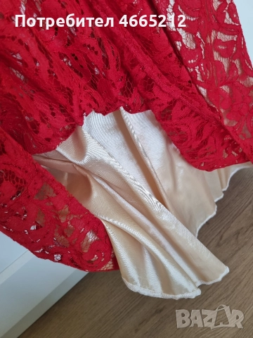 официална рокля с дантела , снимка 4 - Рокли - 52636608