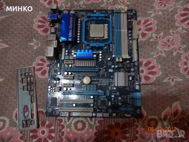 Phenom II X4 945 + GA-MA790GPT-UD3H , снимка 2 - Дънни платки - 52966578
