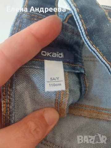 Дънков сукман за малка госпожица. , снимка 3 - Детски рокли и поли - 51437493