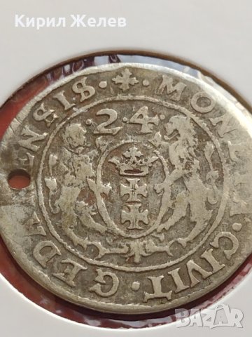 Сребърна монета Орт 1624г. Сигизмунд трети Данциг за КОЛЕКЦИОНЕРИ 13715, снимка 14 - Нумизматика и бонистика - 42987175